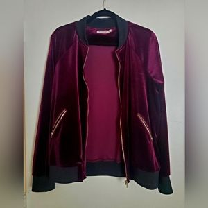 Velvet Bomber Jacket